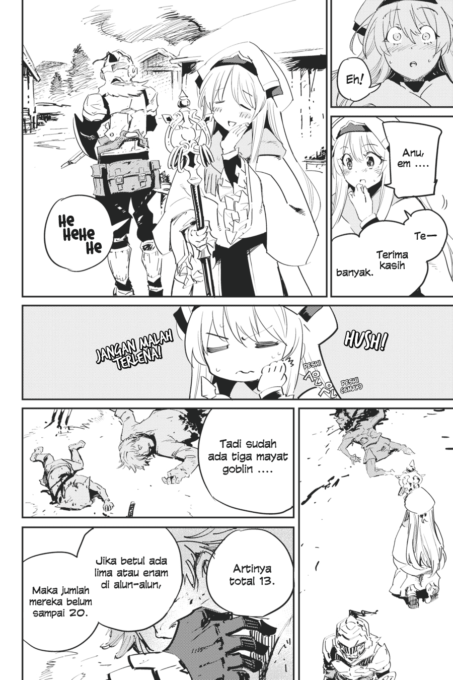 Halaman 10 dari Goblin Slayer Chapter 42