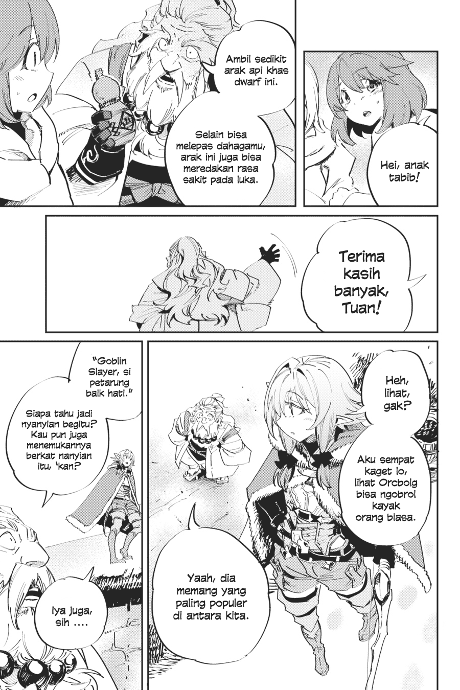 Halaman 19 dari Goblin Slayer Chapter 42