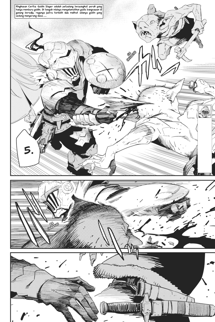 Halaman 4 dari Goblin Slayer Chapter 42