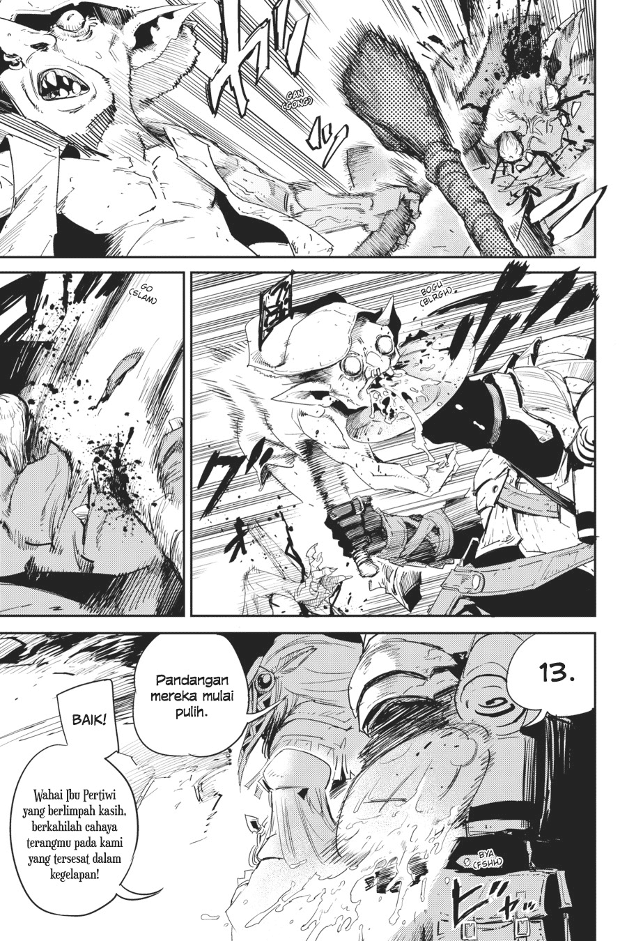 Halaman 34 dari Goblin Slayer Chapter 43