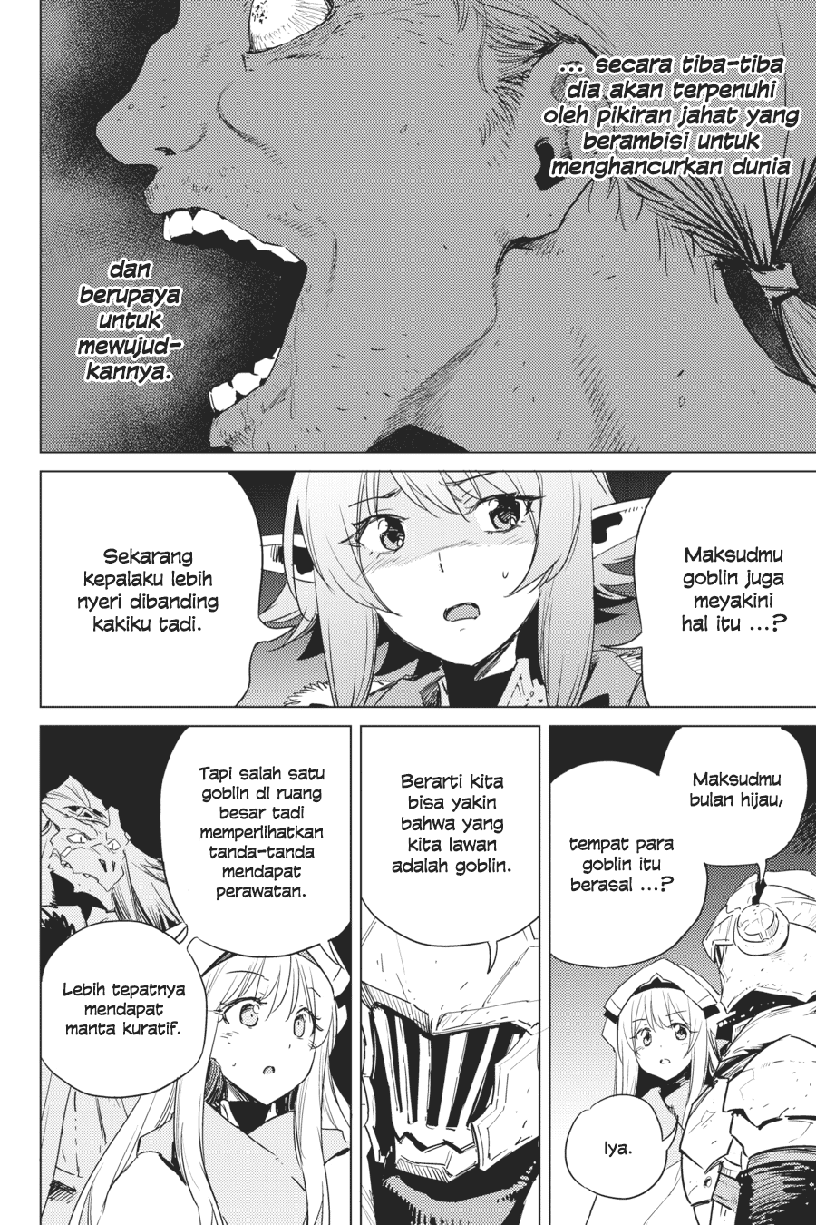 Halaman 18 dari Goblin Slayer Chapter 44