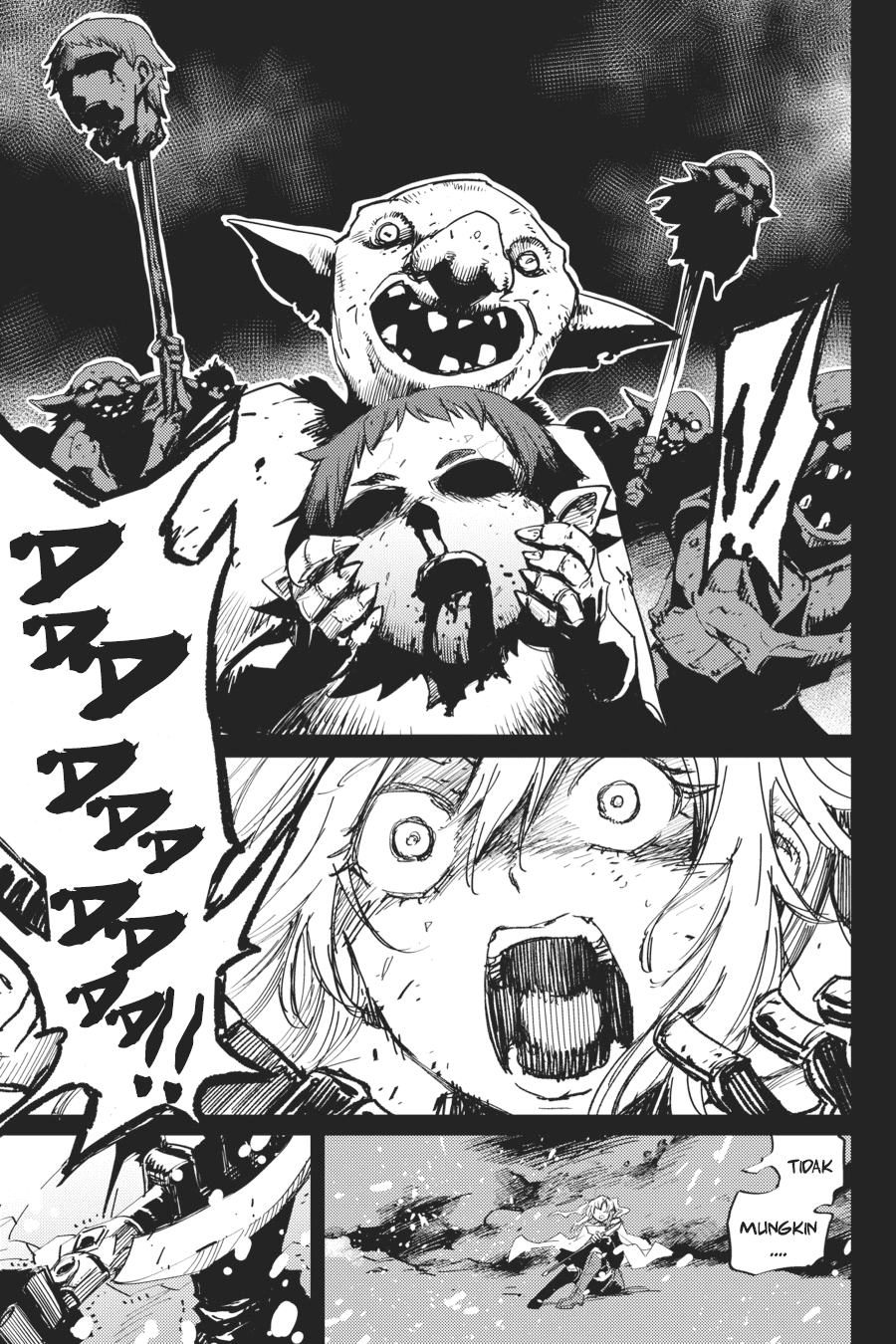 Halaman 16 dari Goblin Slayer Chapter 45