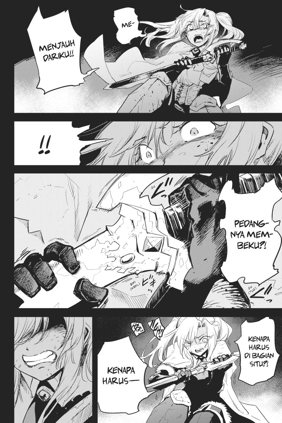 Halaman 17 dari Goblin Slayer Chapter 45