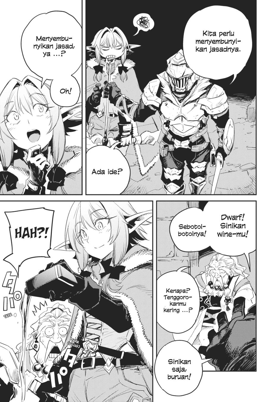 Halaman 19 dari Goblin Slayer Chapter 48