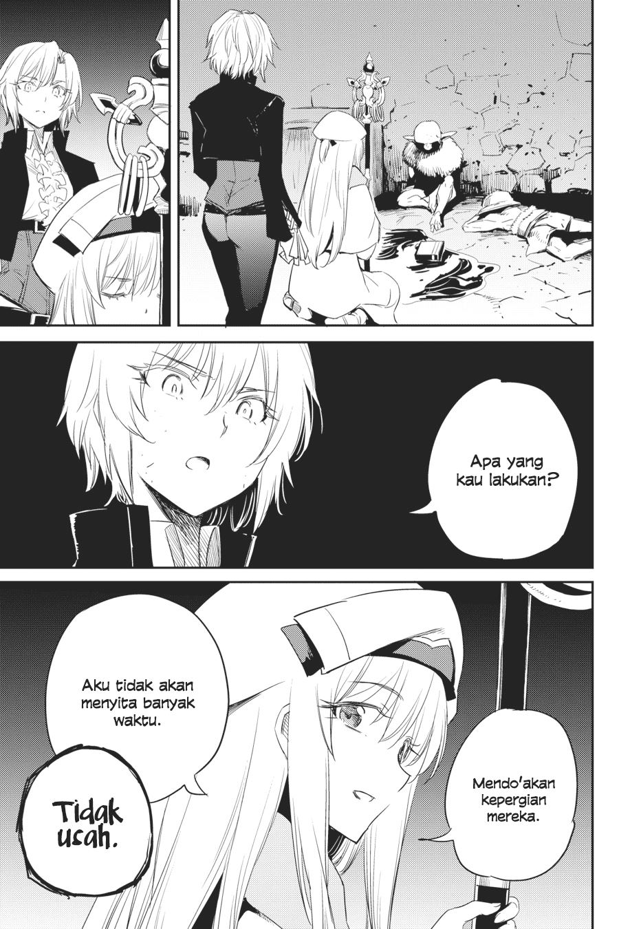 Halaman 23 dari Goblin Slayer Chapter 48