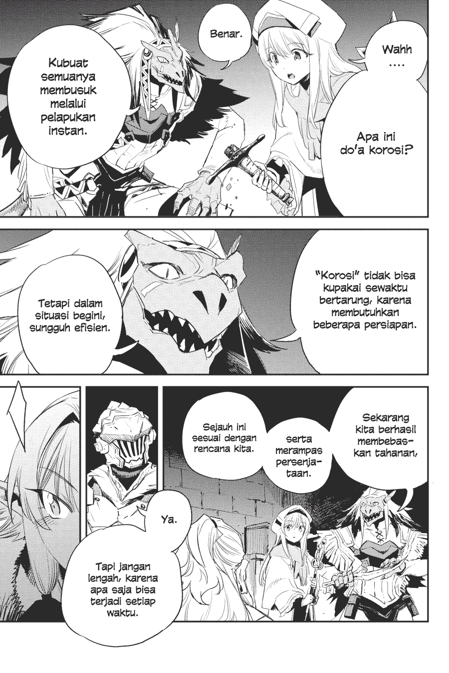 Halaman 14 dari Goblin Slayer Chapter 49