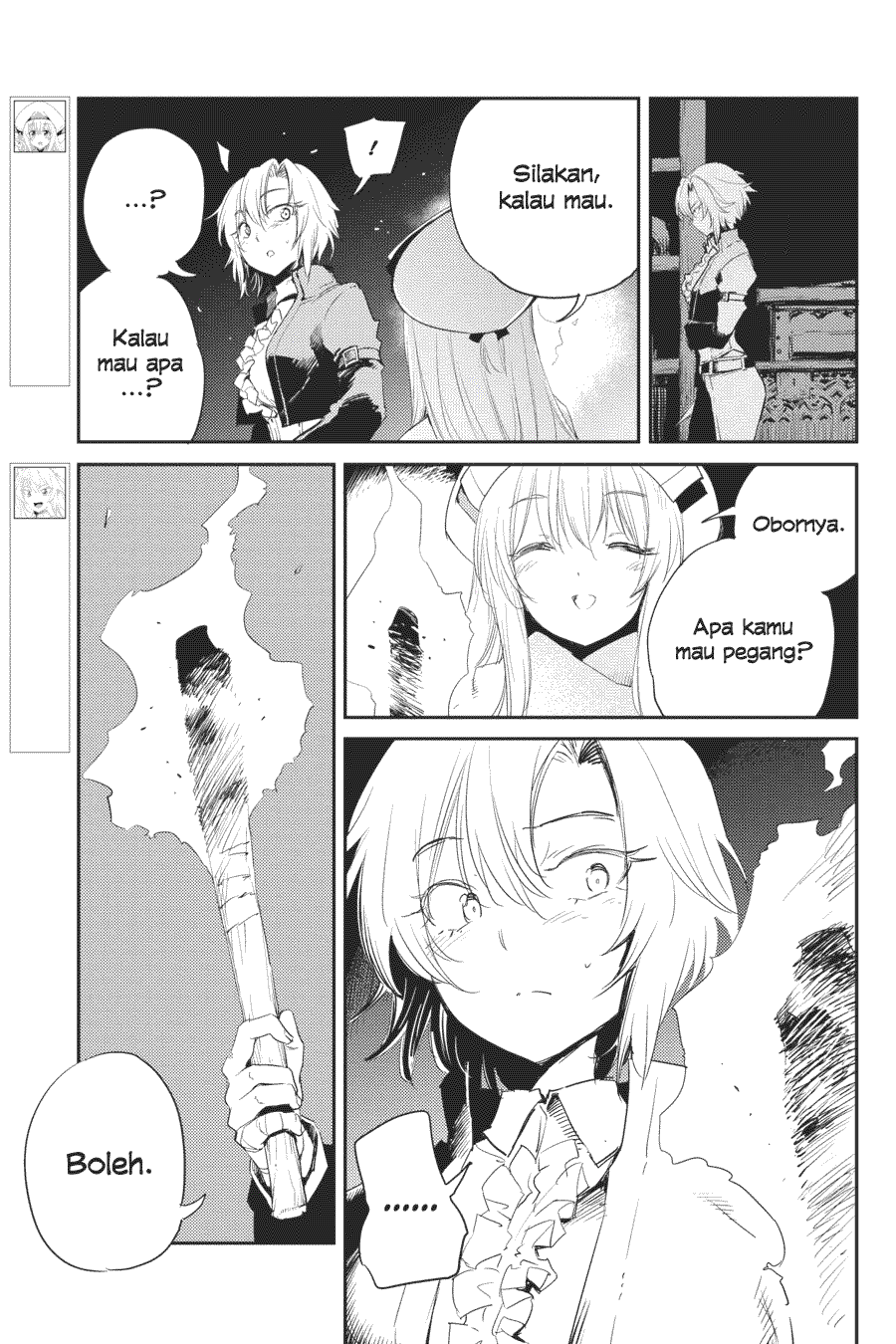 Halaman 6 dari Goblin Slayer Chapter 49