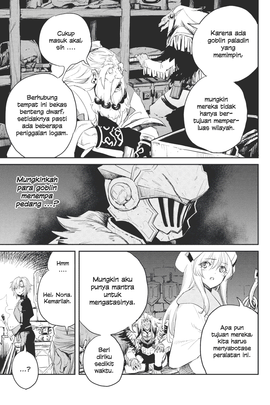 Halaman 8 dari Goblin Slayer Chapter 49