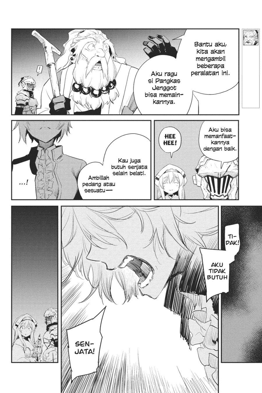 Halaman 9 dari Goblin Slayer Chapter 49