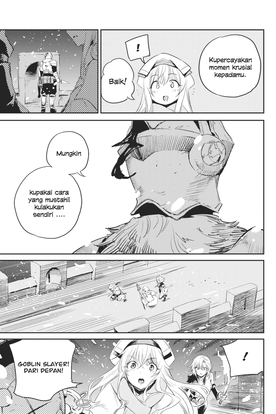 Halaman 15 dari Goblin Slayer Chapter 50