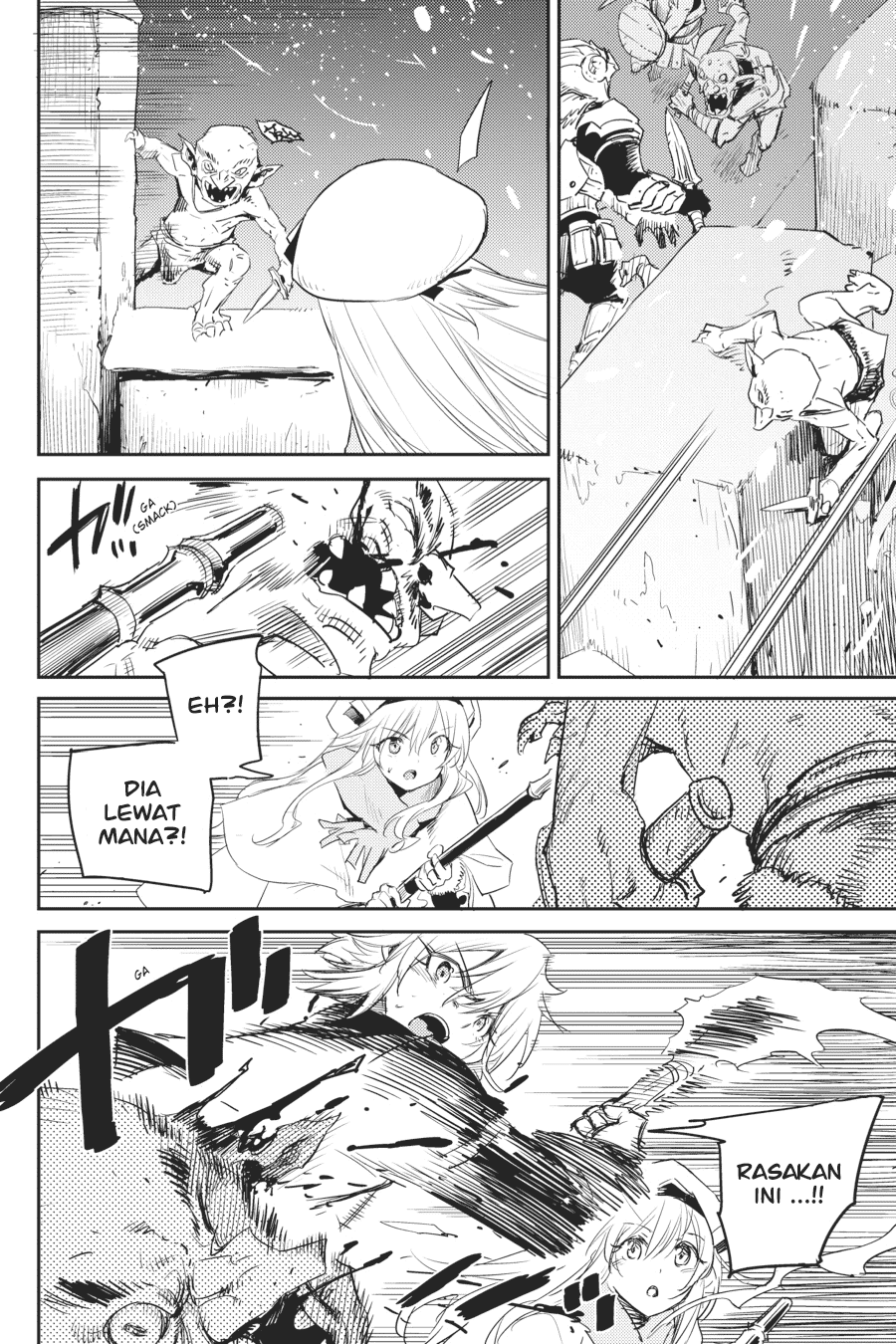 Halaman 18 dari Goblin Slayer Chapter 50