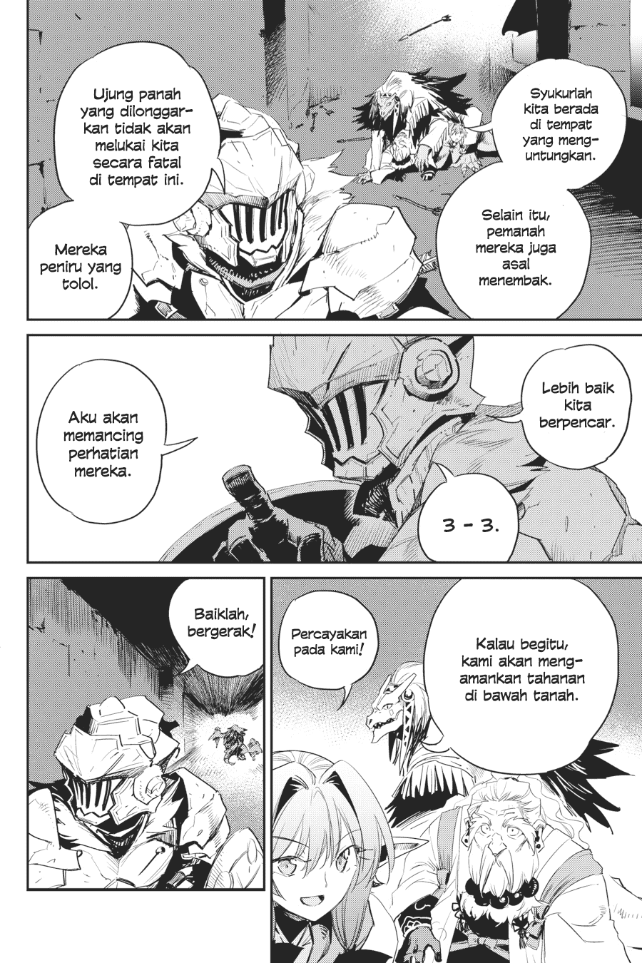 Halaman 5 dari Goblin Slayer Chapter 50