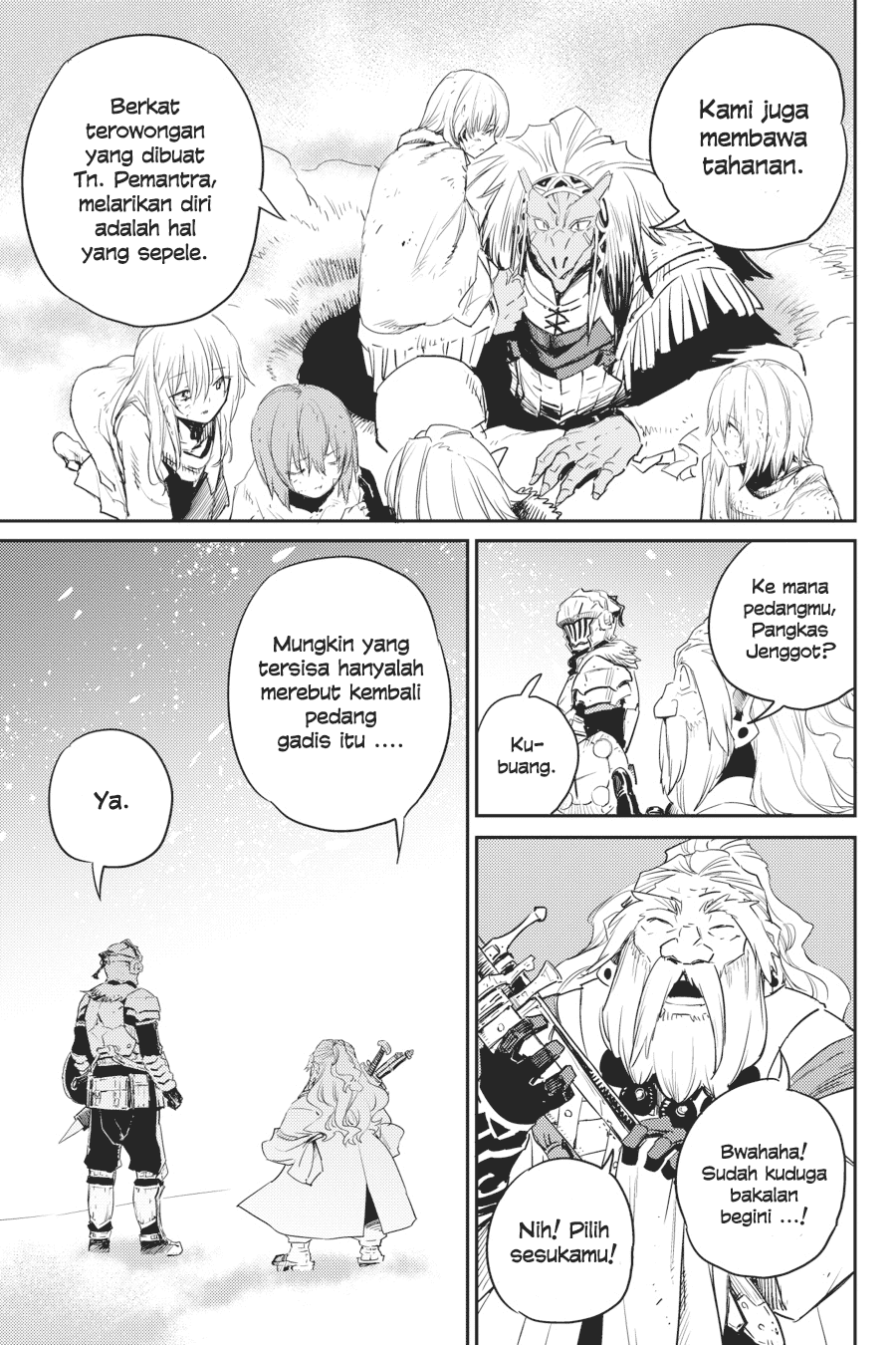 Halaman 23 dari Goblin Slayer Chapter 51