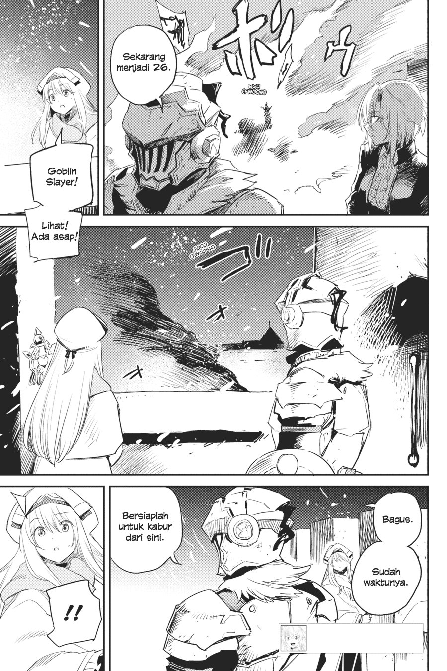 Halaman 6 dari Goblin Slayer Chapter 51