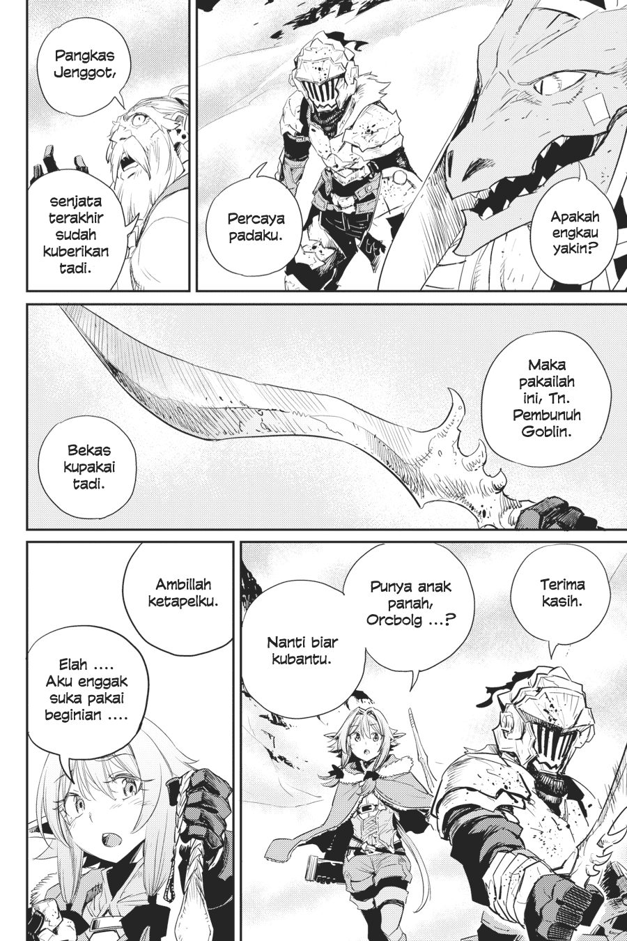 Halaman 20 dari Goblin Slayer Chapter 52