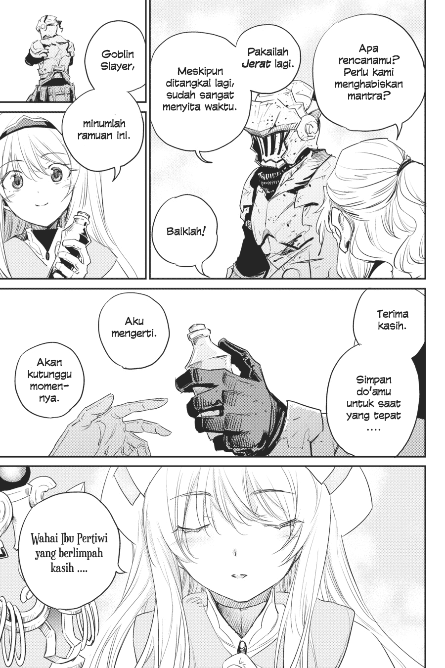 Halaman 21 dari Goblin Slayer Chapter 52