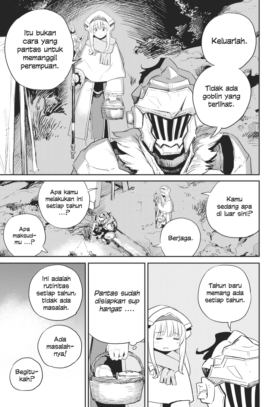 Halaman 23 dari Goblin Slayer Chapter 54