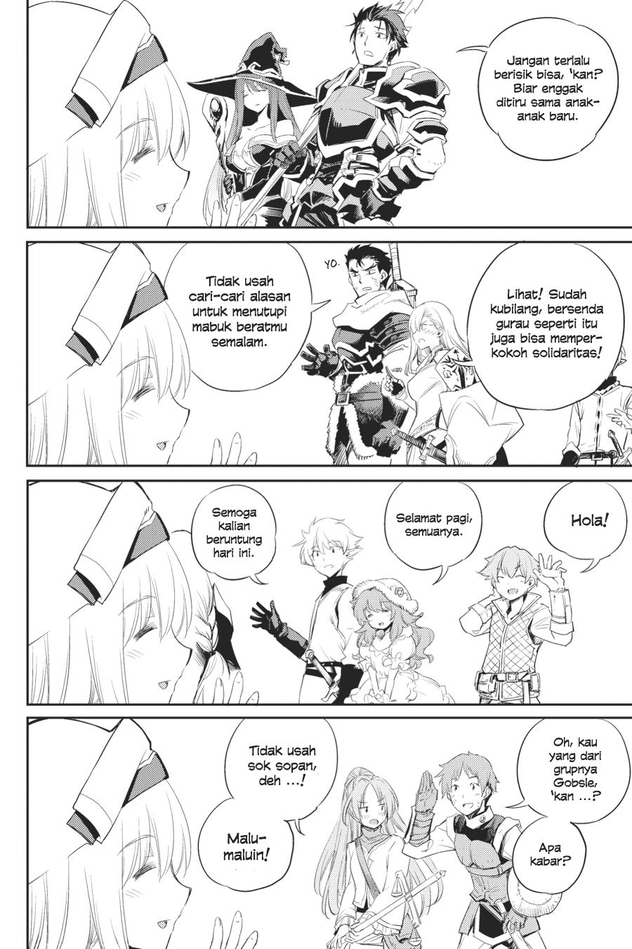 Halaman 10 dari Goblin Slayer Chapter 55