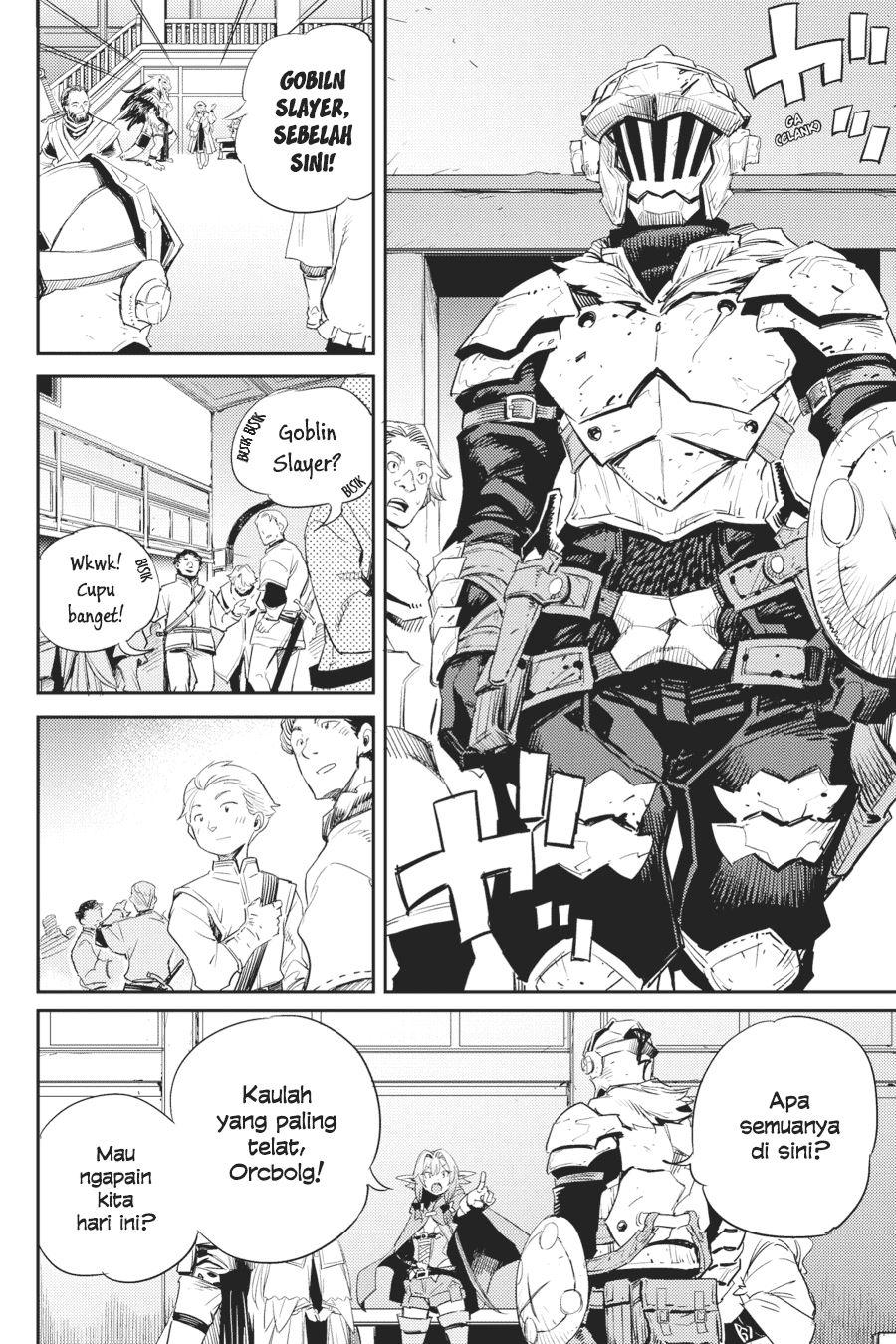 Halaman 12 dari Goblin Slayer Chapter 55