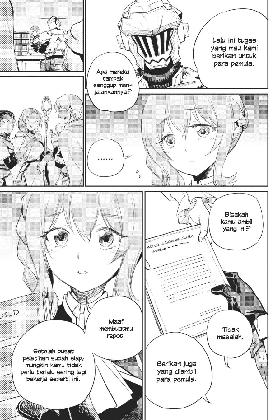 Halaman 15 dari Goblin Slayer Chapter 55