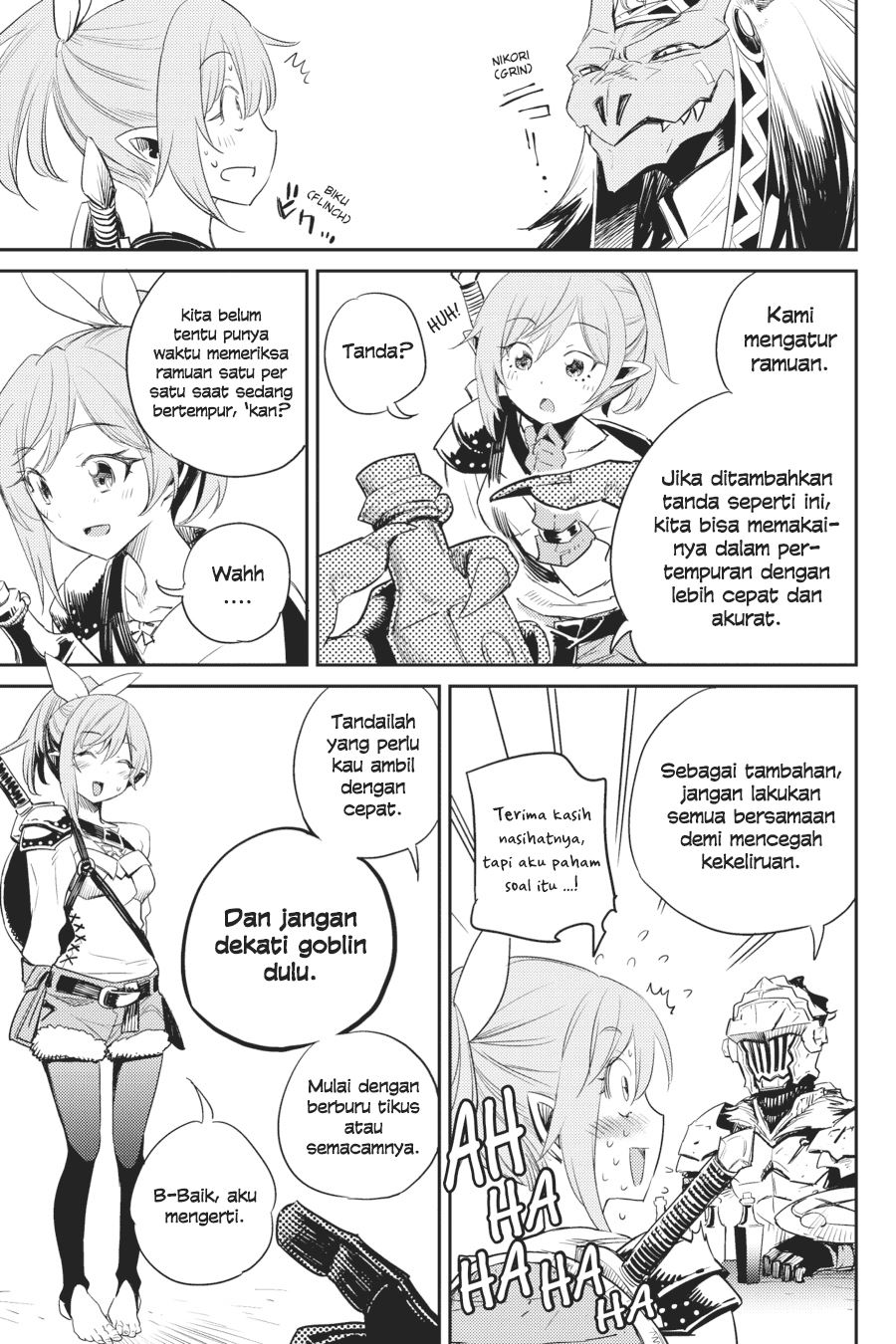Halaman 19 dari Goblin Slayer Chapter 55