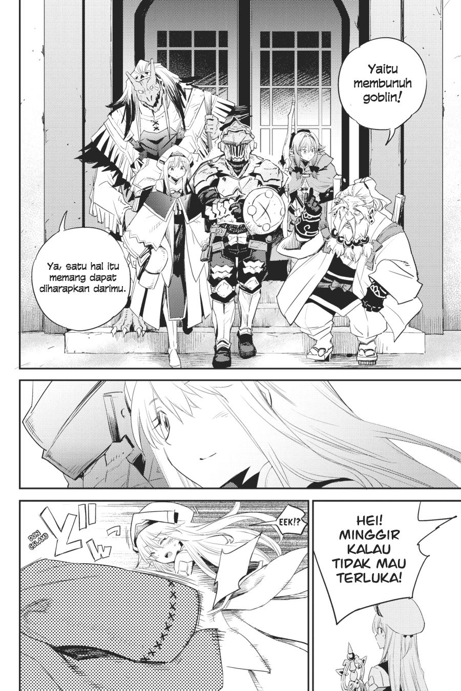 Halaman 22 dari Goblin Slayer Chapter 55