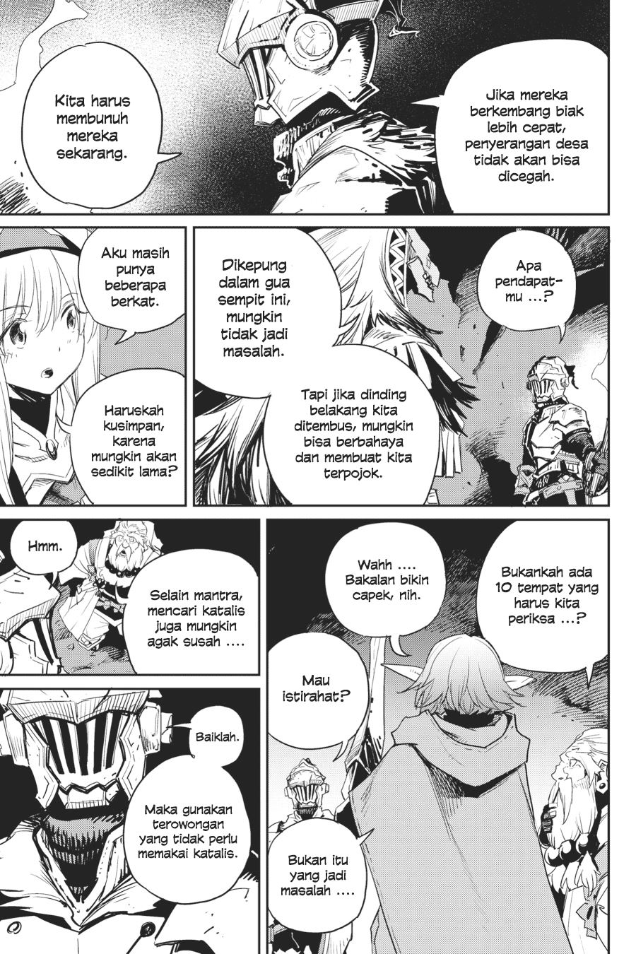 Halaman 31 dari Goblin Slayer Chapter 55