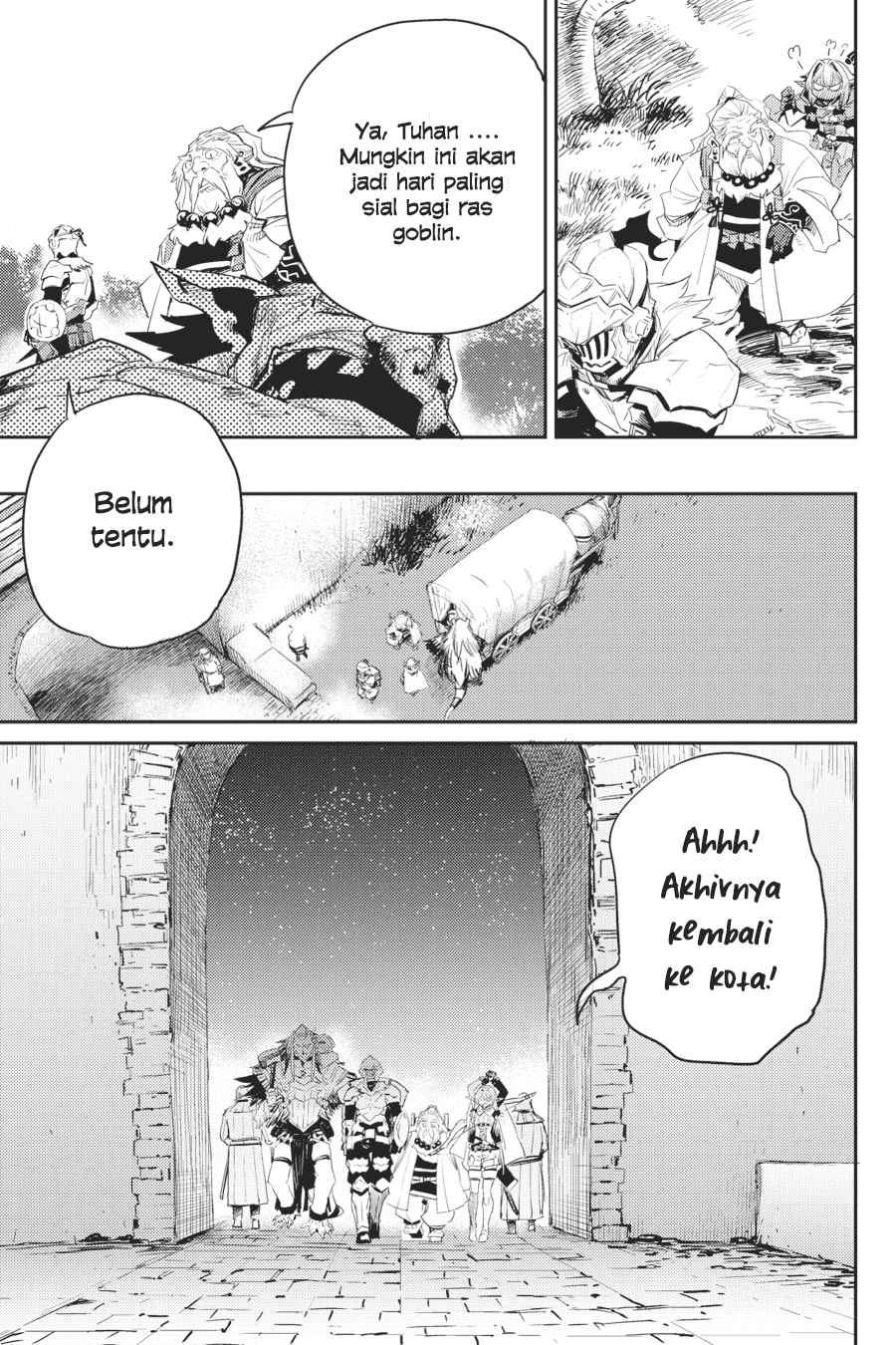Halaman 12 dari Goblin Slayer Chapter 56
