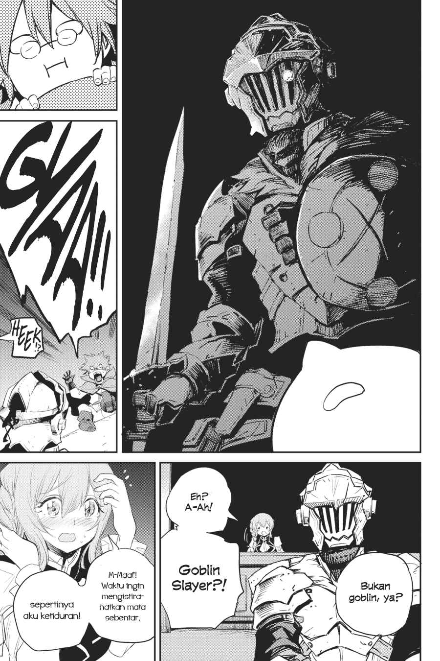 Halaman 16 dari Goblin Slayer Chapter 56