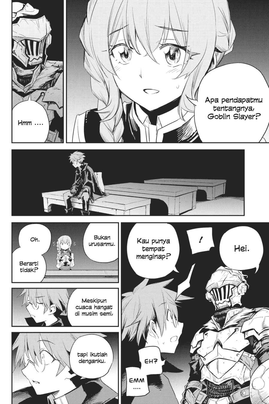 Halaman 23 dari Goblin Slayer Chapter 56