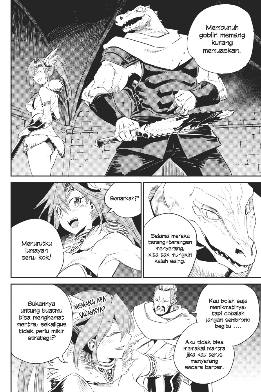 Halaman 12 dari Goblin Slayer Chapter 58
