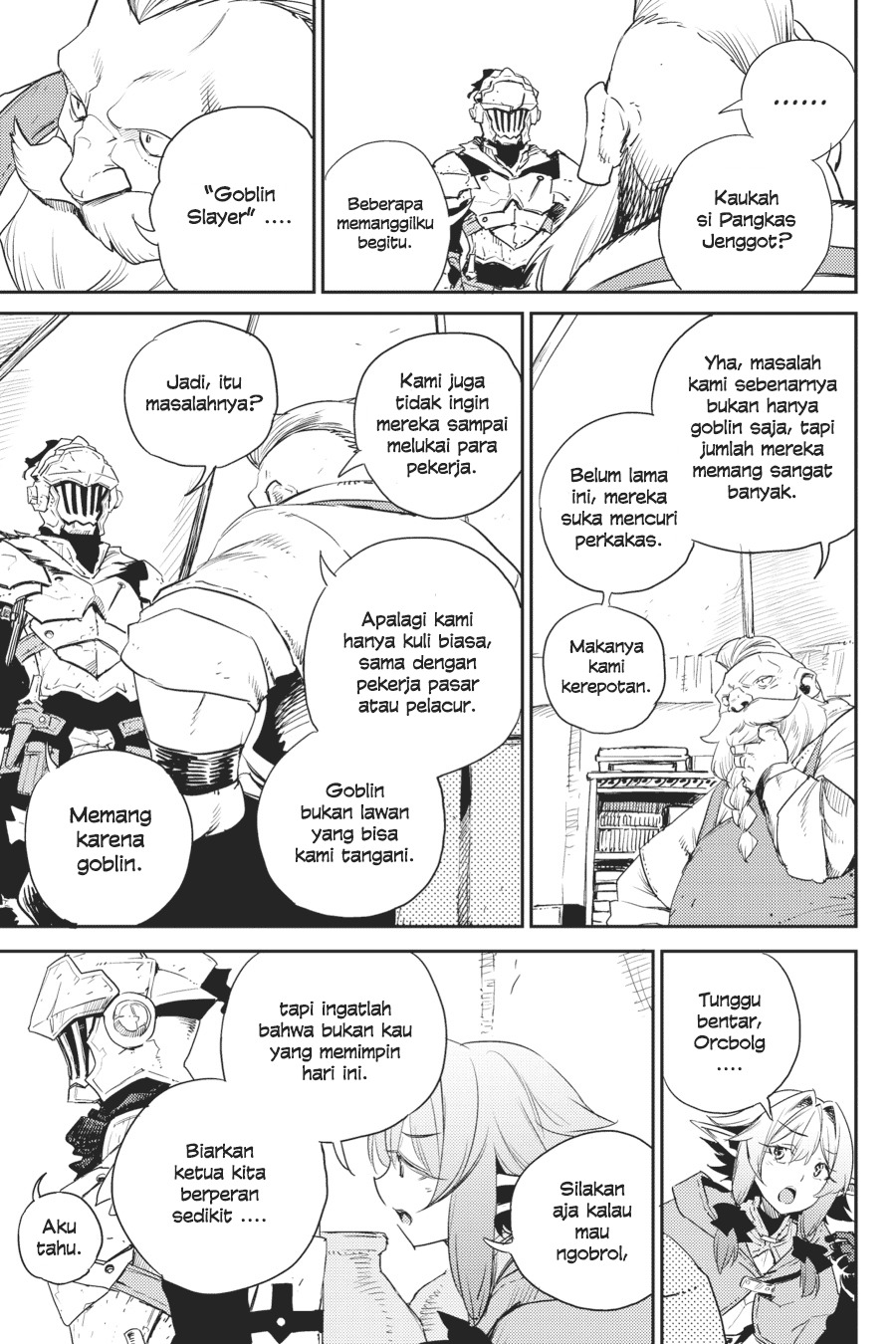 Halaman 24 dari Goblin Slayer Chapter 59