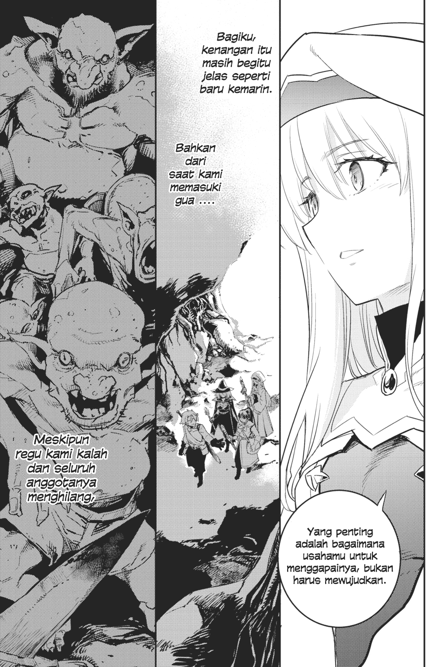 Halaman 15 dari Goblin Slayer Chapter 65