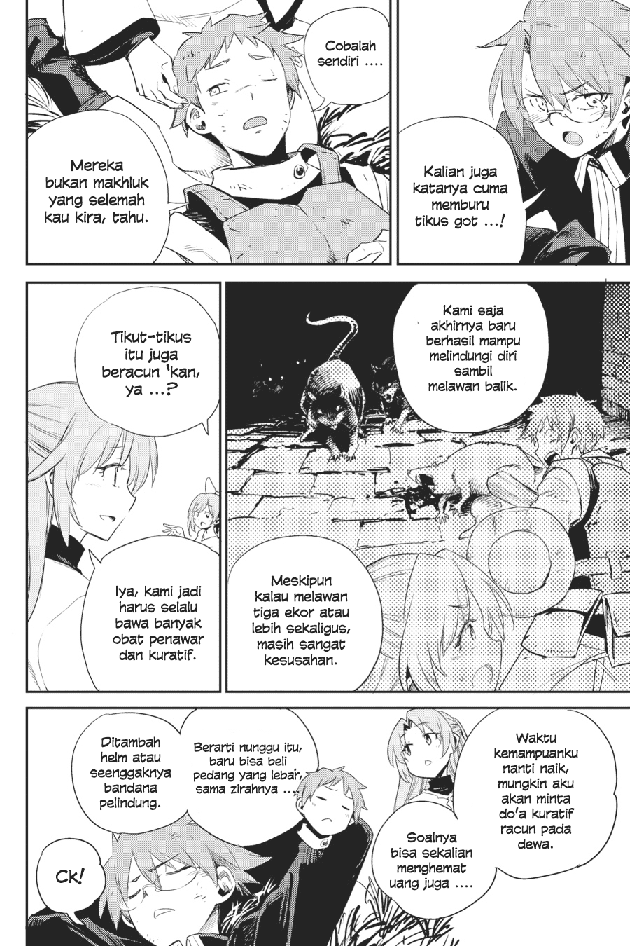 Halaman 6 dari Goblin Slayer Chapter 65