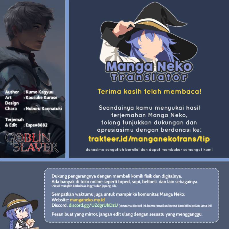 Halaman 22 dari Goblin Slayer Chapter 75