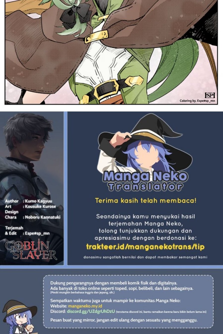 Halaman 20 dari Goblin Slayer Chapter 81