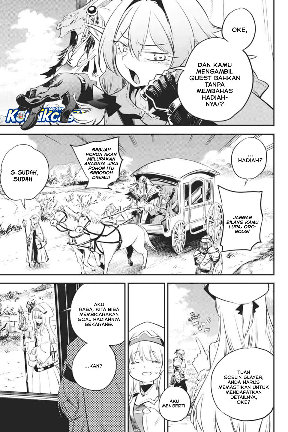 Halaman 8 dari Goblin Slayer Chapter 98