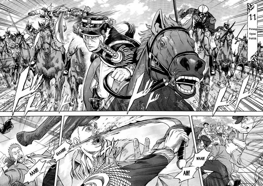 Halaman 10 dari Gunka no Baltzar Chapter 11