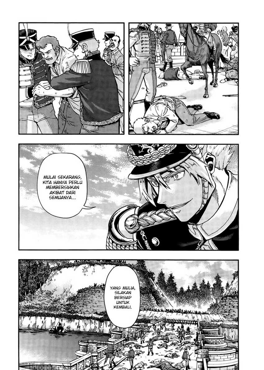 Halaman 18 dari Gunka no Baltzar Chapter 11