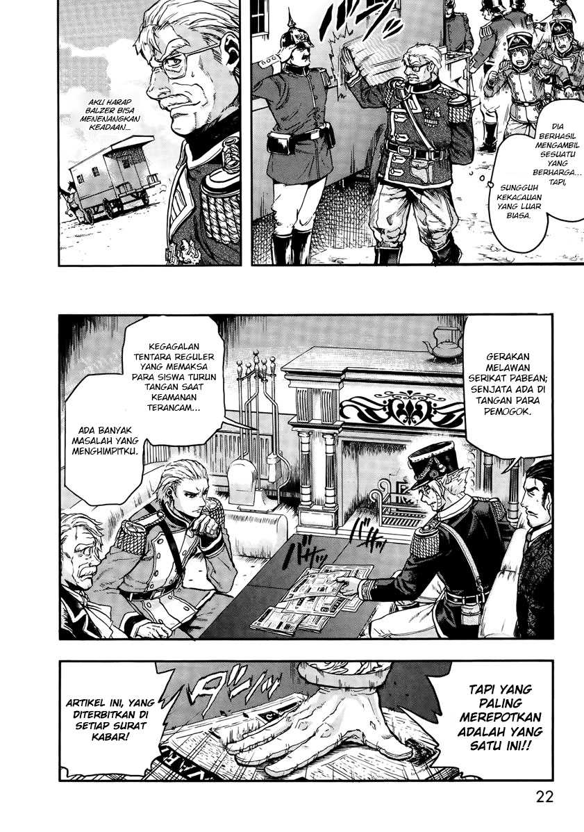 Halaman 23 dari Gunka no Baltzar Chapter 11
