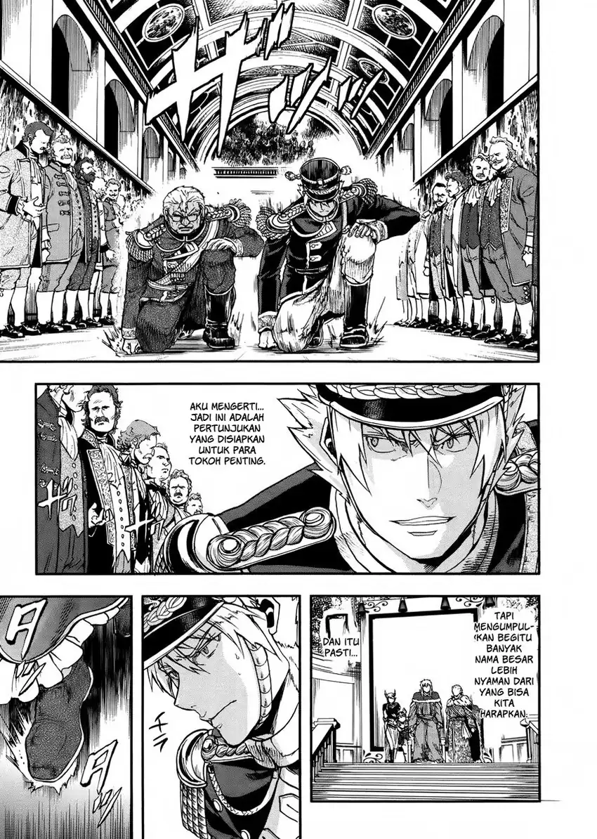 Halaman 13 dari Gunka no Baltzar Chapter 12