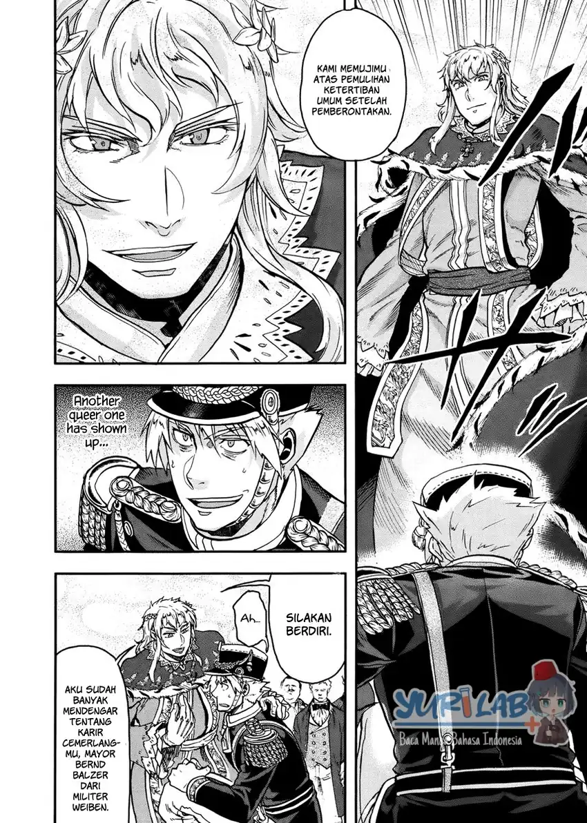 Halaman 14 dari Gunka no Baltzar Chapter 12