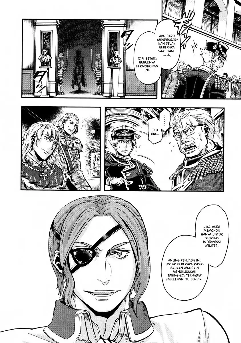 Halaman 18 dari Gunka no Baltzar Chapter 12