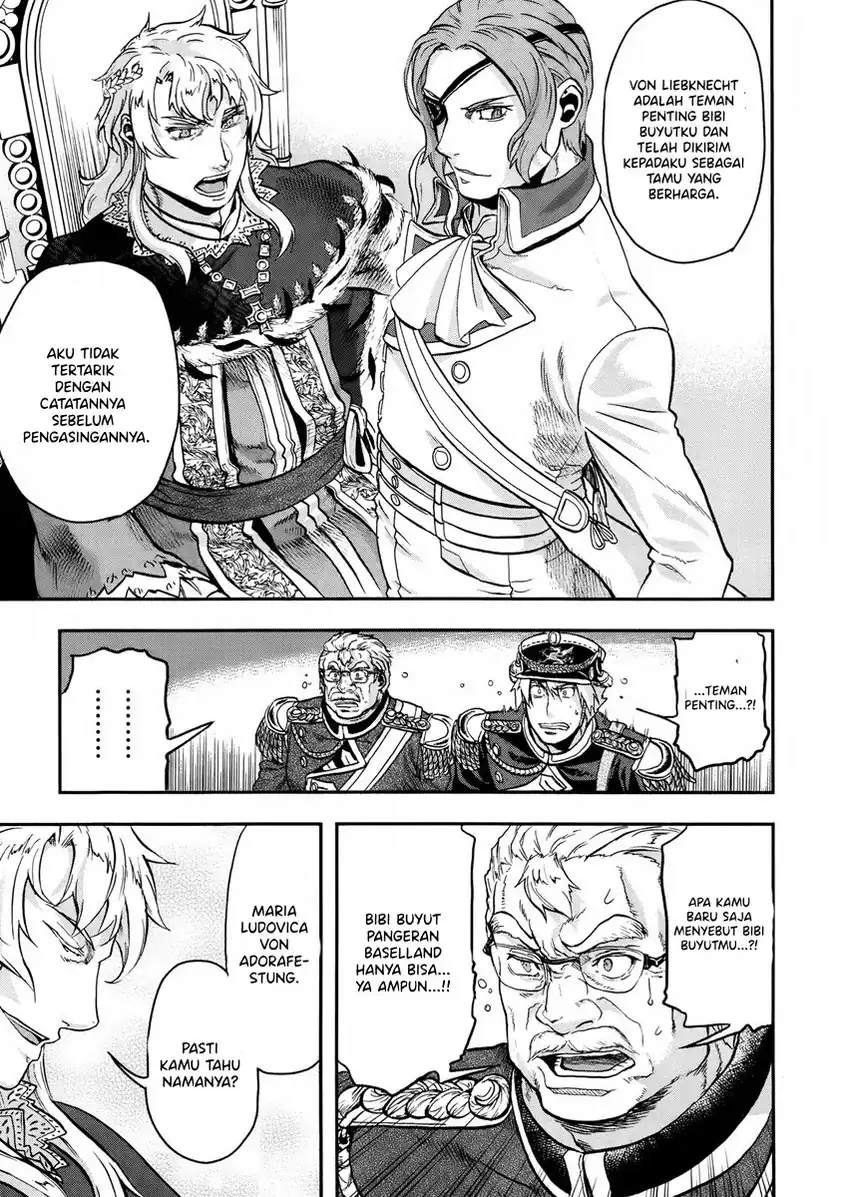 Halaman 21 dari Gunka no Baltzar Chapter 12