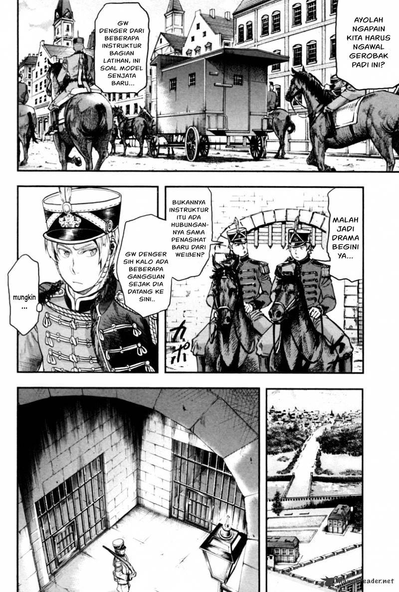 Halaman 13 dari Gunka no Baltzar Chapter 4
