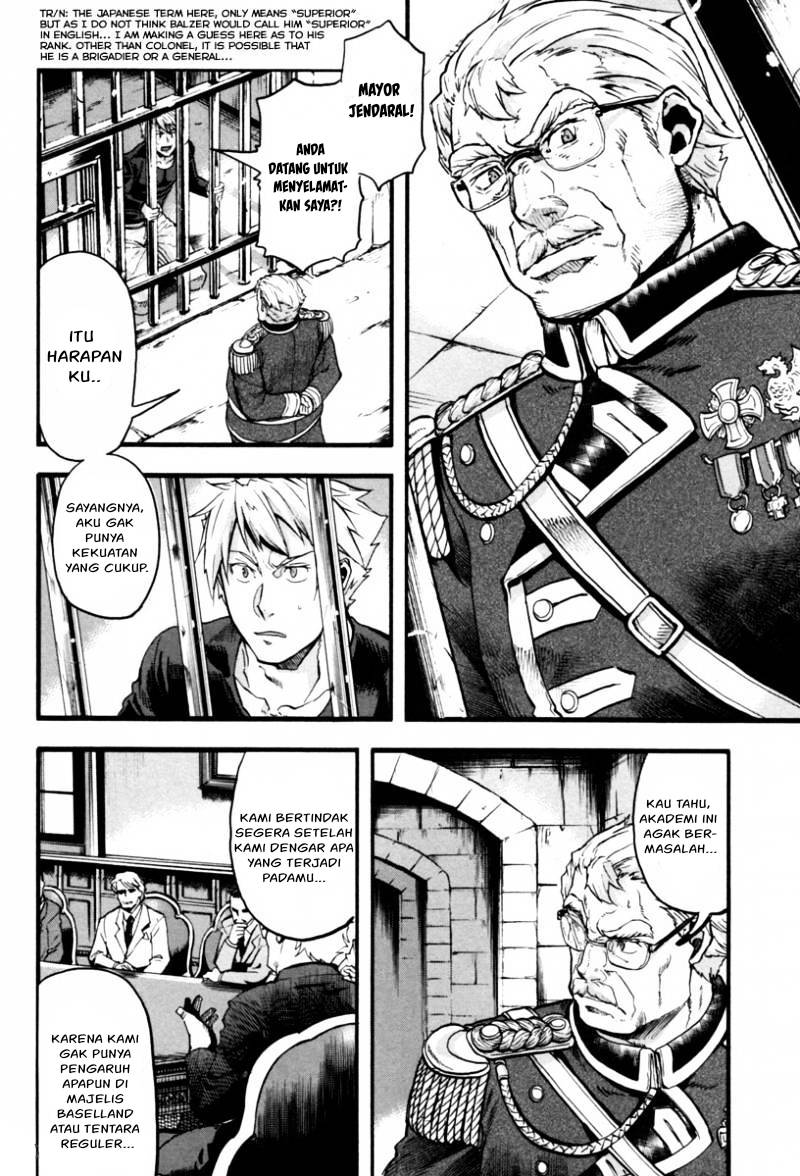 Halaman 15 dari Gunka no Baltzar Chapter 4