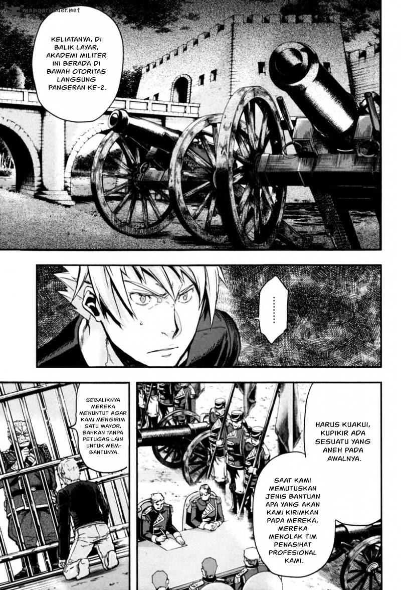 Halaman 16 dari Gunka no Baltzar Chapter 4