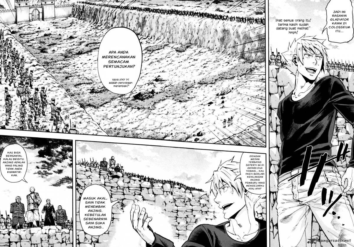 Halaman 21 dari Gunka no Baltzar Chapter 4
