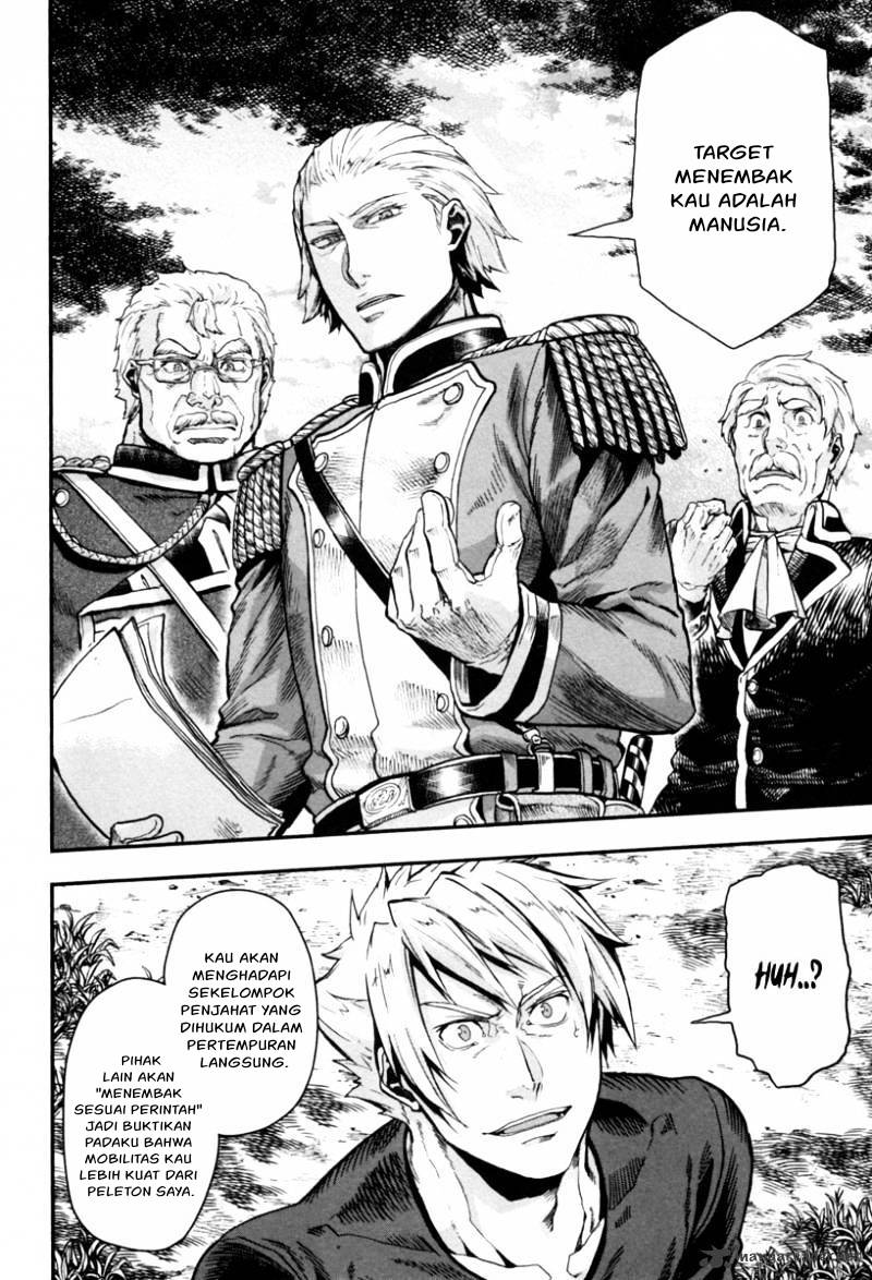 Halaman 22 dari Gunka no Baltzar Chapter 4