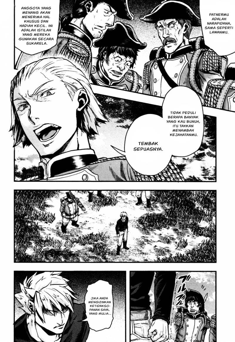 Halaman 24 dari Gunka no Baltzar Chapter 4